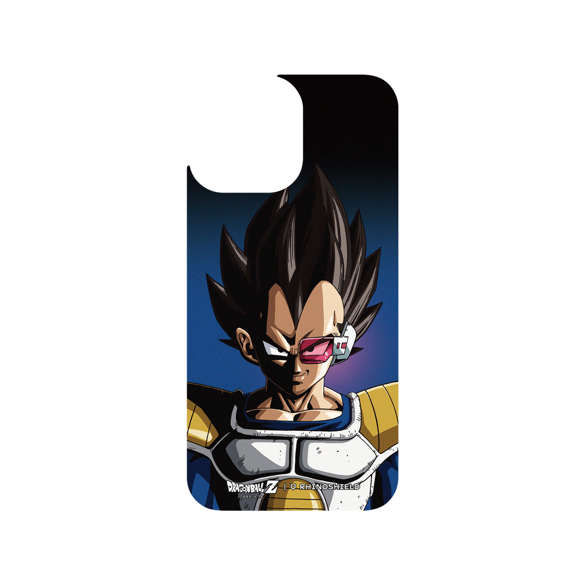 RhinoShield X Dragon Ball Z Clear iPhone 13 Pro Max Case - Vegeta (villain) - Dark edition