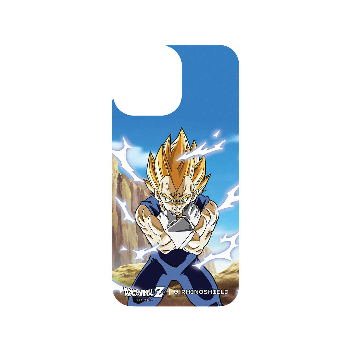 RhinoShield X Dragon Ball Z Clear iPhone 13 Pro Max Case - Majin Vegeta