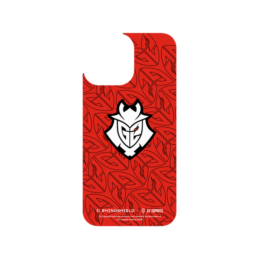 RhinoShield X G2 Esports Clear iPhone 13 Pro Max Case - G2 - Red Pattern