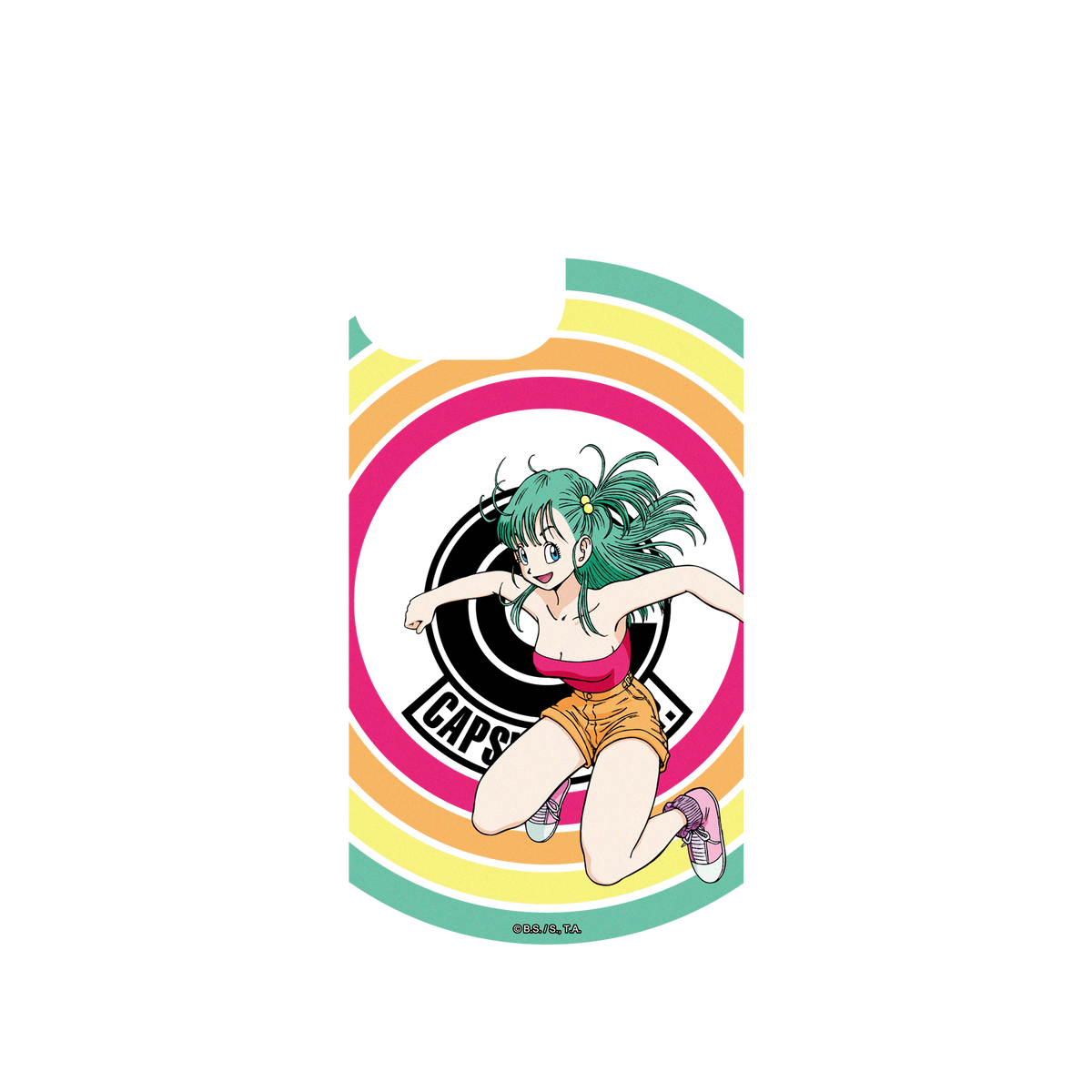 RhinoShield X Dragon Ball Clear iPhone 13 Pro Max Case - Jumping Bulma