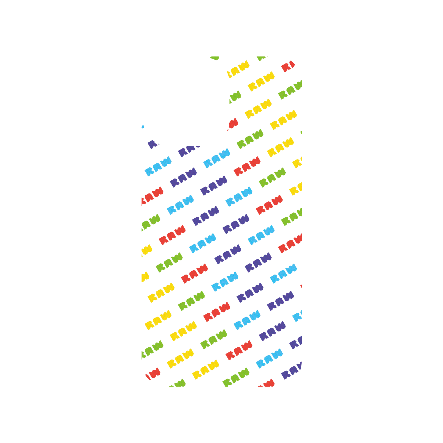 RhinoShield X JOCR Clear iPhone 13 Pro Max Case - Raw Rainbow Pattern Small