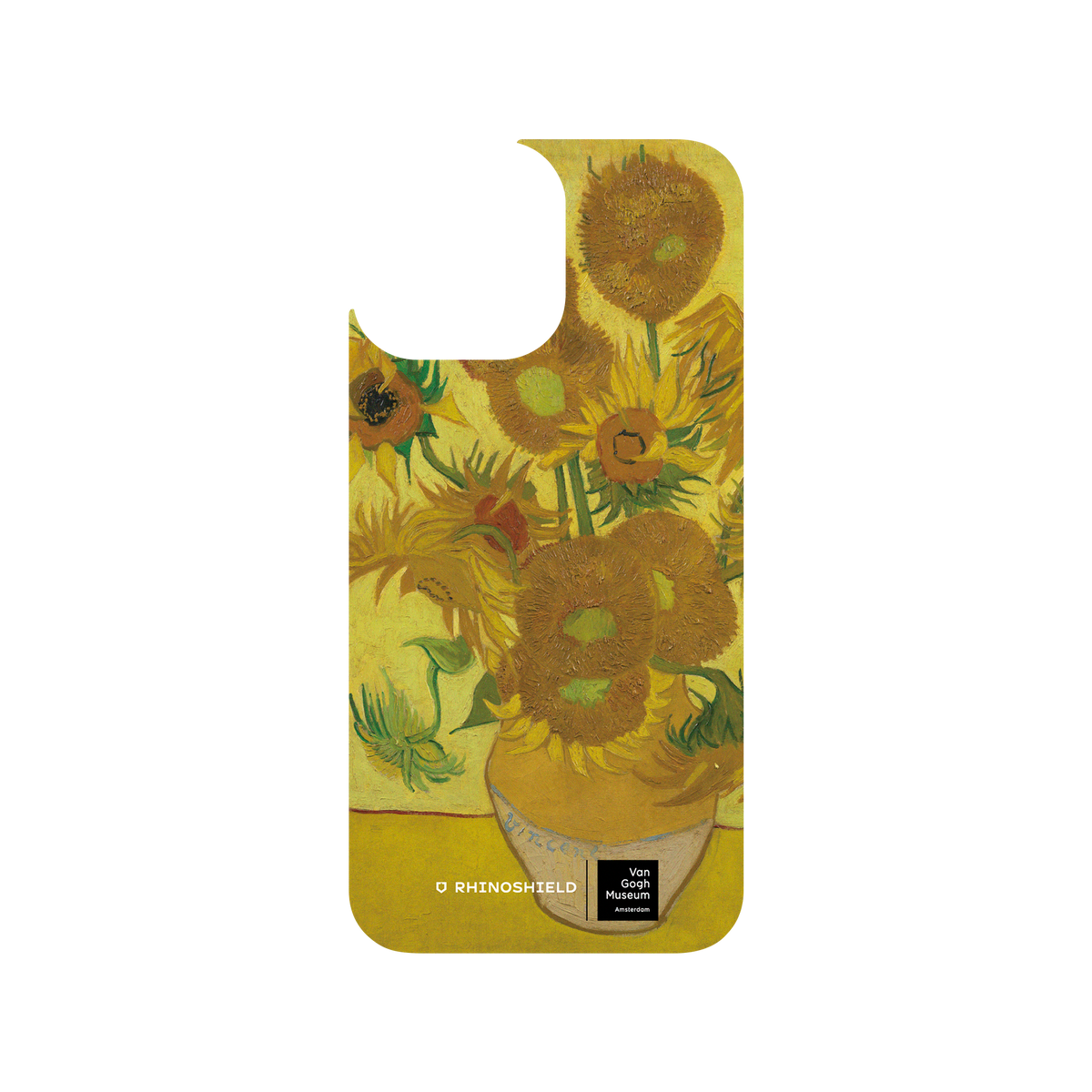 RhinoShield X Van Gogh Museum Clear iPhone 13 Pro Max Case - Sunflowers