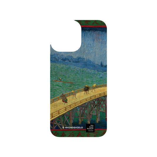 RhinoShield X Van Gogh Museum Clear iPhone 13 Pro Max Case - Bridge in the Rain (after Hiroshige)