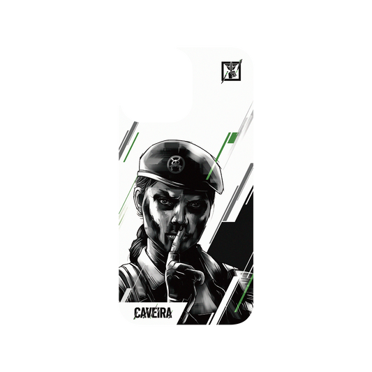 RhinoShield X 6: Siege Clear iPhone 13 Pro Max Case - Caveira - Sketch