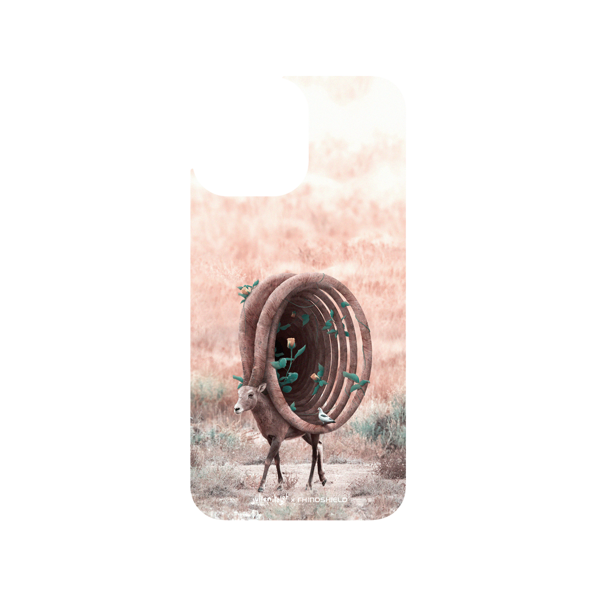 RhinoShield X Julien Tabet Clear iPhone 13 Pro Max Case - Wild Echoes