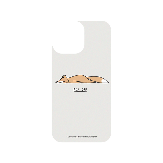 RhinoShield X I Love Doodle Clear iPhone 13 Pro Max Case - Fox Off