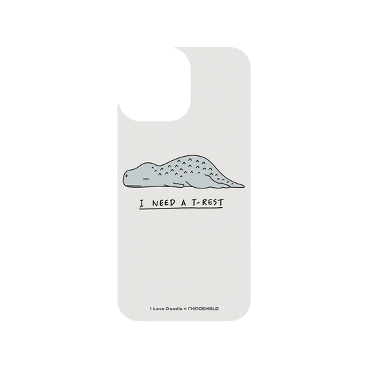 RhinoShield X I Love Doodle Clear iPhone 13 Pro Max Case - I Need A T-rest