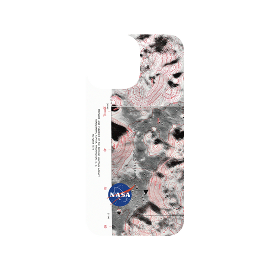 RhinoShield X Cosmos Clear iPhone 13 Pro Max Case - Apollo 17 Landing Site