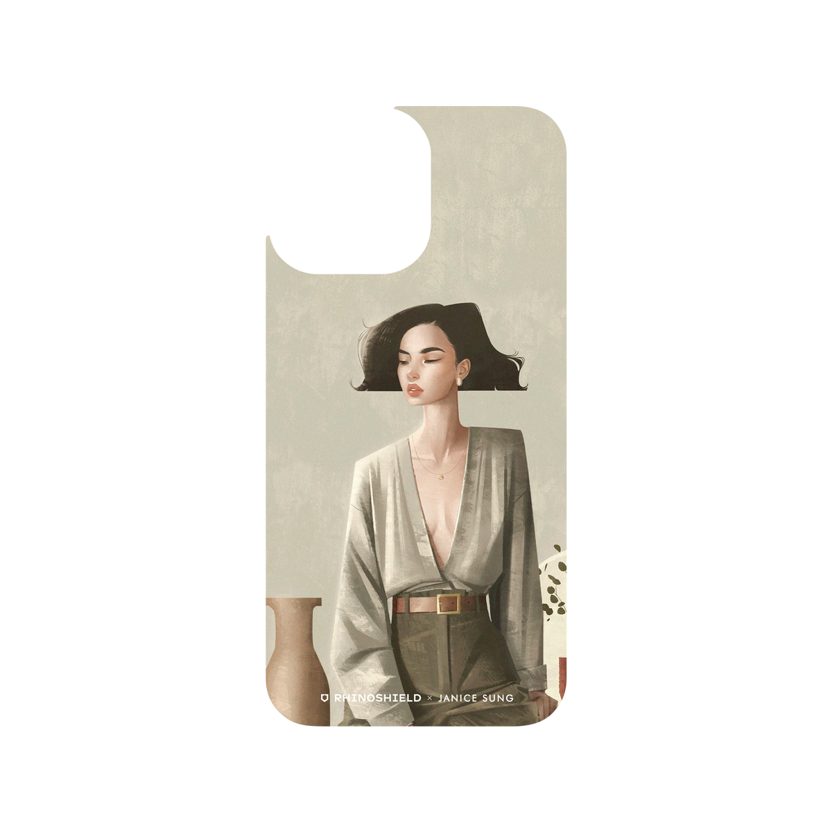 RhinoShield X Janice Sung Clear iPhone 13 Pro Max Case - Isabel