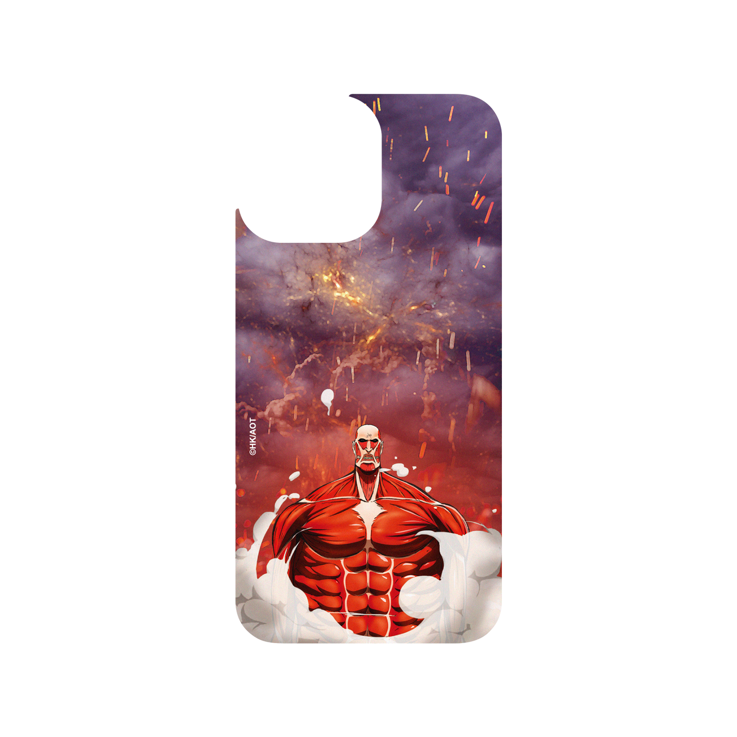 RHINOSHIELD X Attack on Titan Clear Case (MagSafe compatible) iPhone 13 Pro Max - Colossal Titan