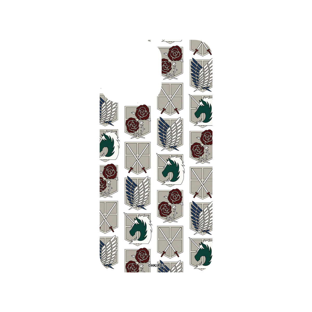 RhinoShield X Attack on Titan Clear iPhone 13 Pro Max Case - Attack on Titan Regiments