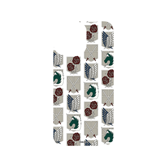 RhinoShield X Attack on Titan Clear iPhone 13 Pro Max Case - Attack on Titan Regiments