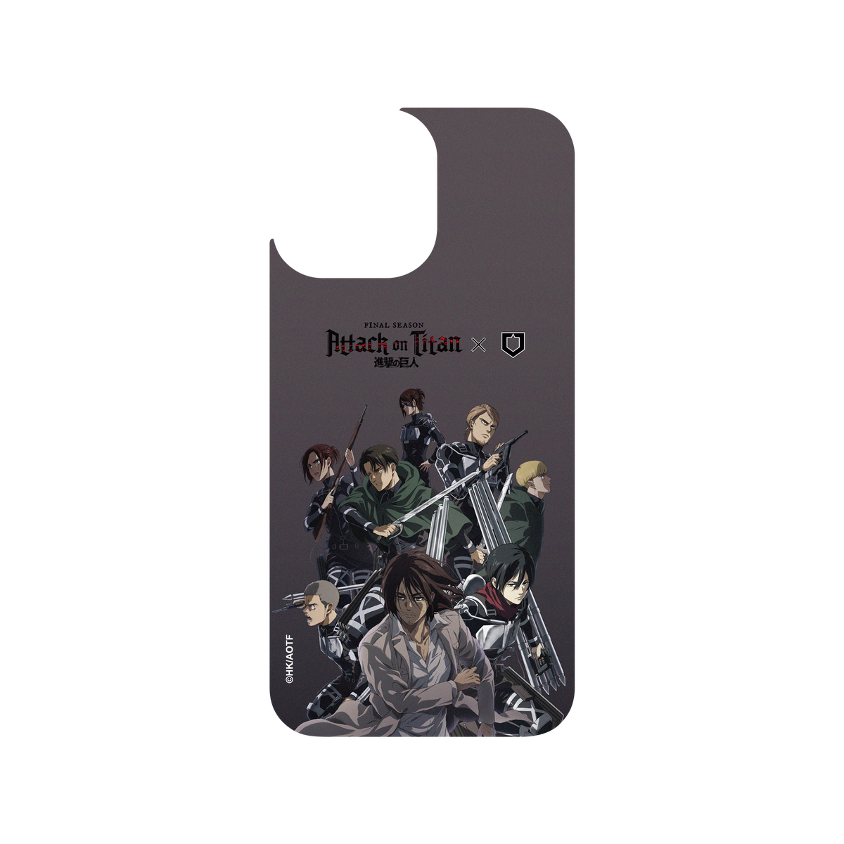 RhinoShield X Attack on Titan Clear iPhone 13 Pro Max Case - Group - Season 4