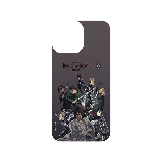 RhinoShield X Attack on Titan Clear iPhone 13 Pro Max Case - Group - Season 4