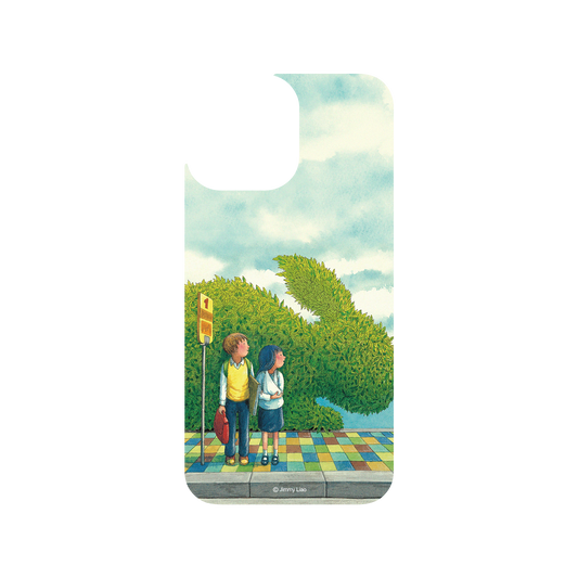 RHINOSHIELD X Jimmy Clear iPhone 13 Pro Max Case - Year of the Rabbit Series - Waiting for the Bus