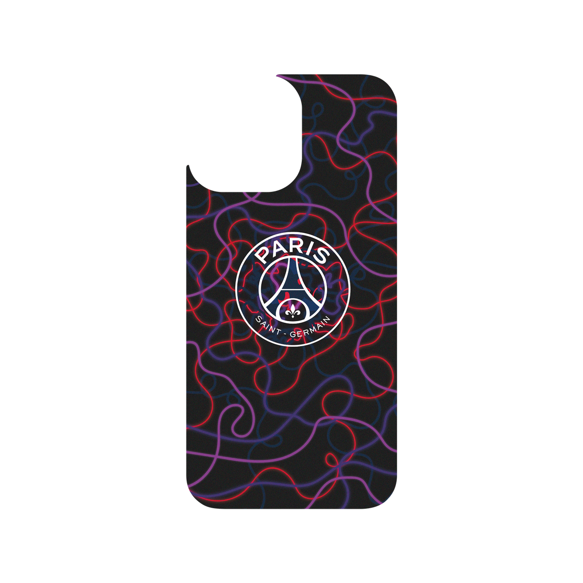 RHINOSHIELD X PSG Clear iPhone 13 Pro Max Case - Paris Saint-Germain Neon Logo