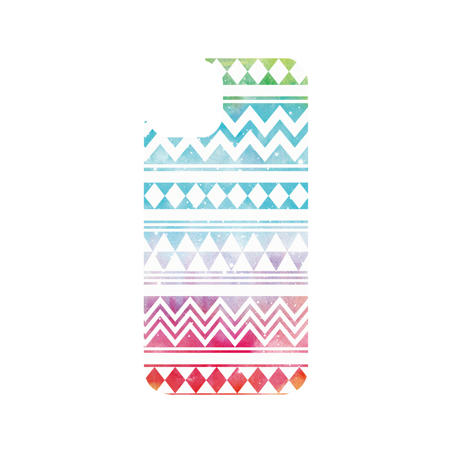 RHINOSHIELD X WasangShow JellyTint iPhone 14 Case - Ocean & Stars Totem