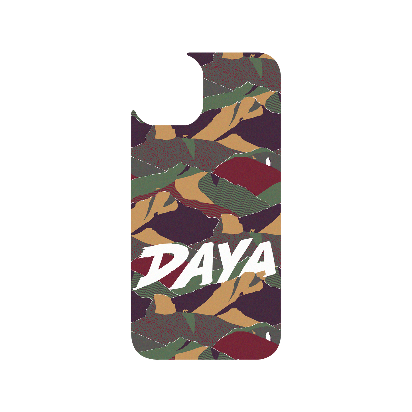 RHINOSHIELD X WasangShow JellyTint iPhone 14 Case - DAYA Mountains