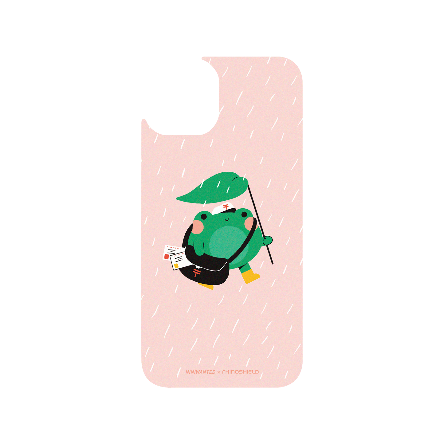 RHINOSHIELD X NINIWANTED Clear Case (MagSafe compatible) iPhone 14 - Frog Postman
