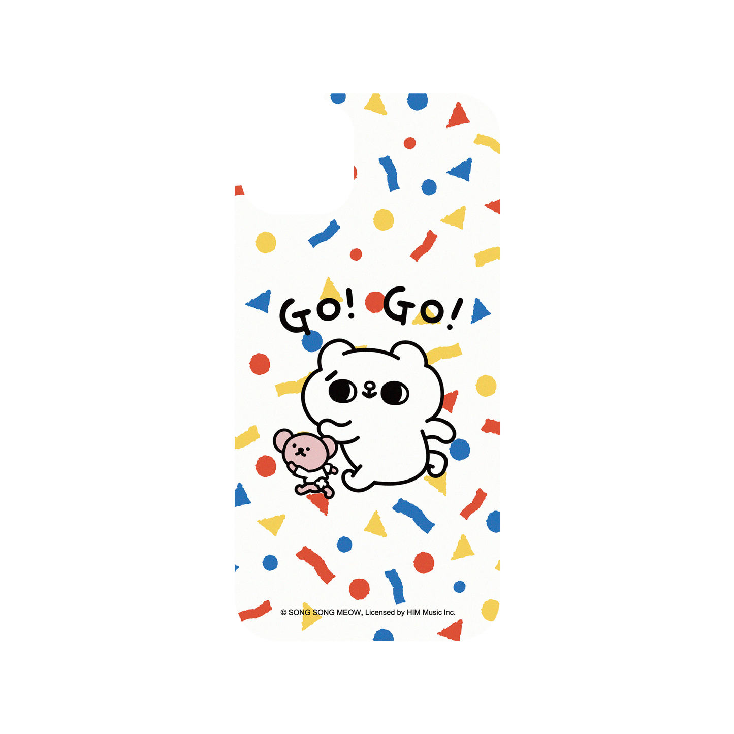 RHINOSHIELD X Song Song Meow by SECOND Clear iPhone 14 Plus Case - Go!Go!