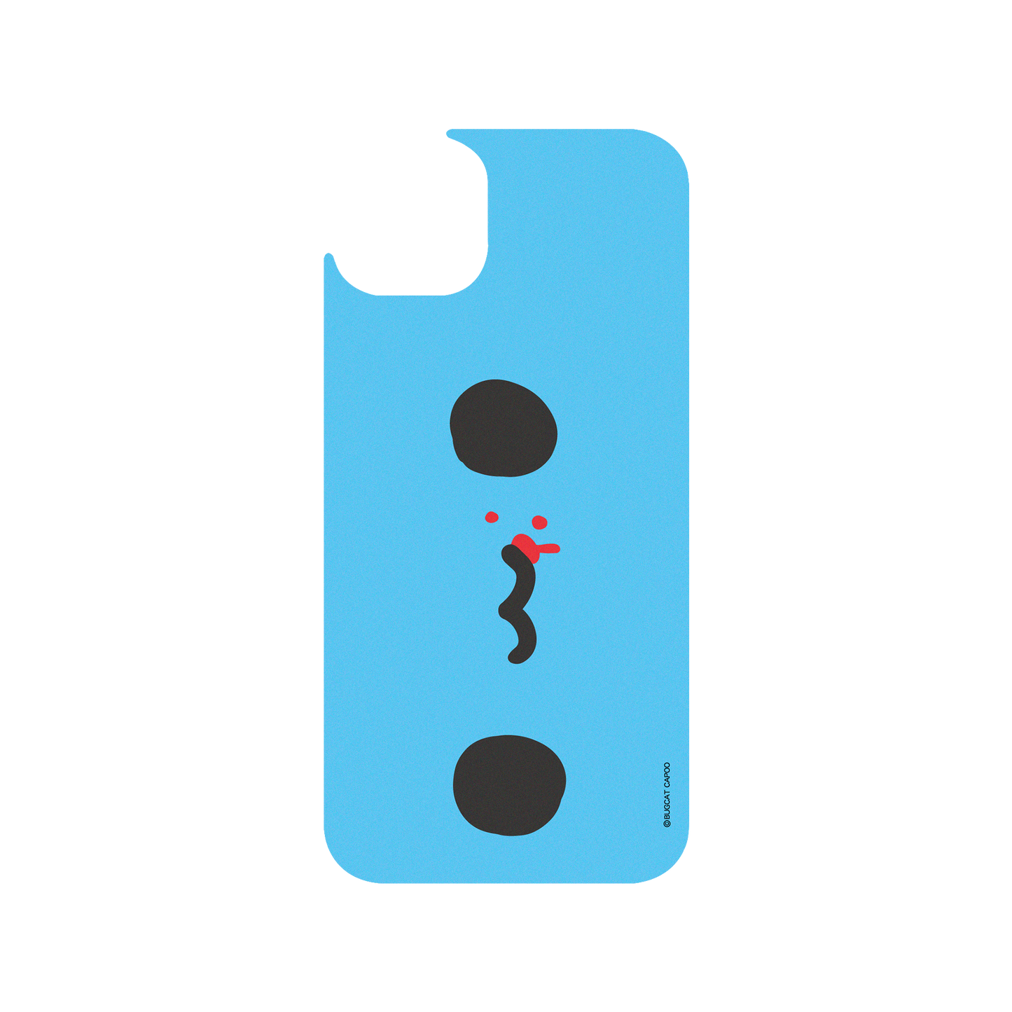 RHINOSHIELD X BUGCAT CAPOO JellyTint iPhone 14 Plus Case - Big Face Capoo (Blue)
