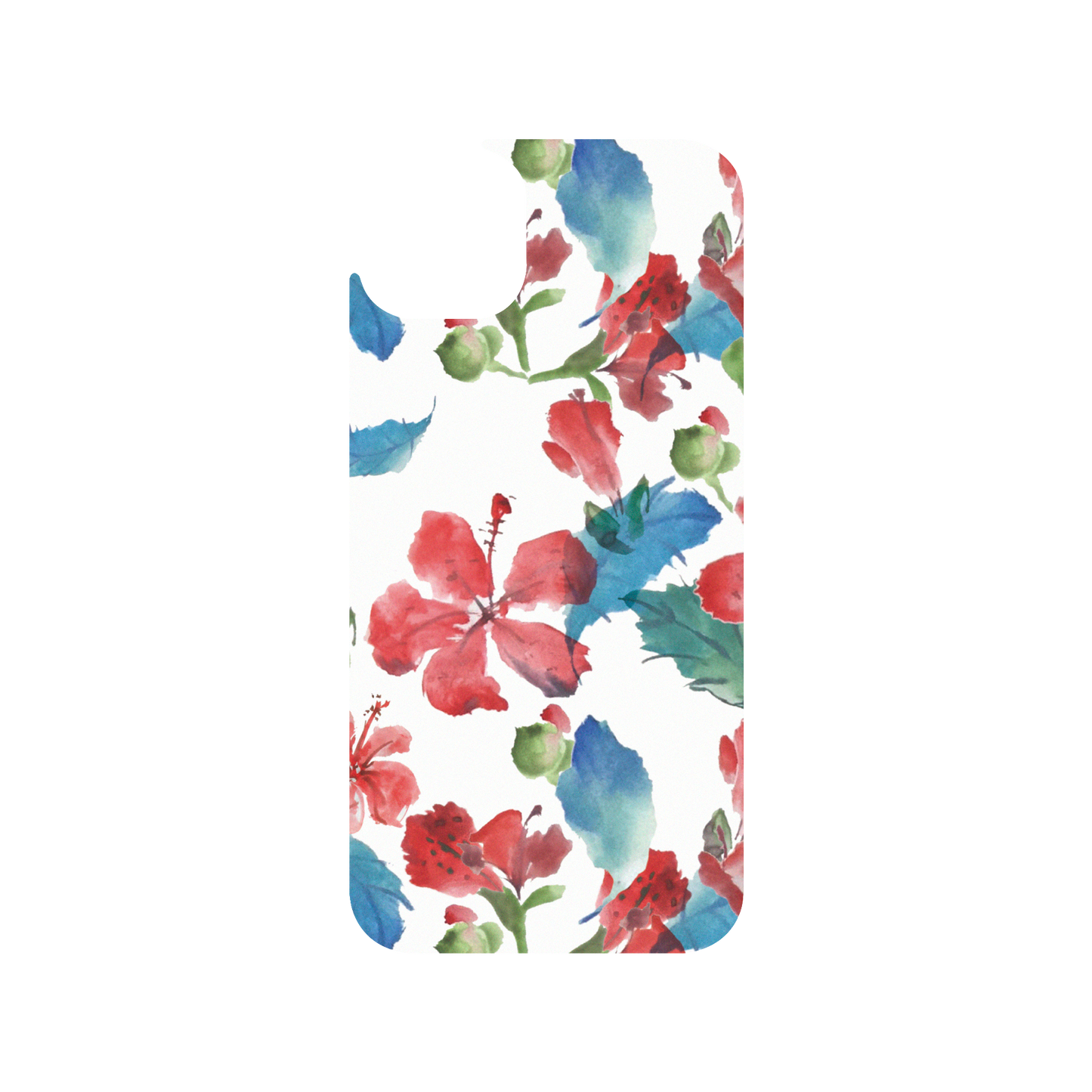 RHINOSHIELD X WasangShow JellyTint iPhone 14 Plus Case - WAWA - Hibiscus Flower White