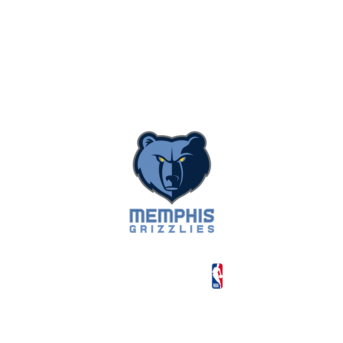 iPhone 14 Plus 犀牛盾Clear聯名設計款透明手機殼 NBA - Logo-曼斐斯灰熊 Memphis Grizzlies