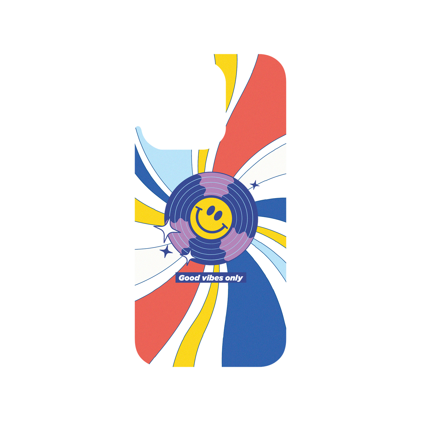 RHINOSHIELD JellyTint iPhone 14 Pro Case: Original Designs - Good Vibes Only