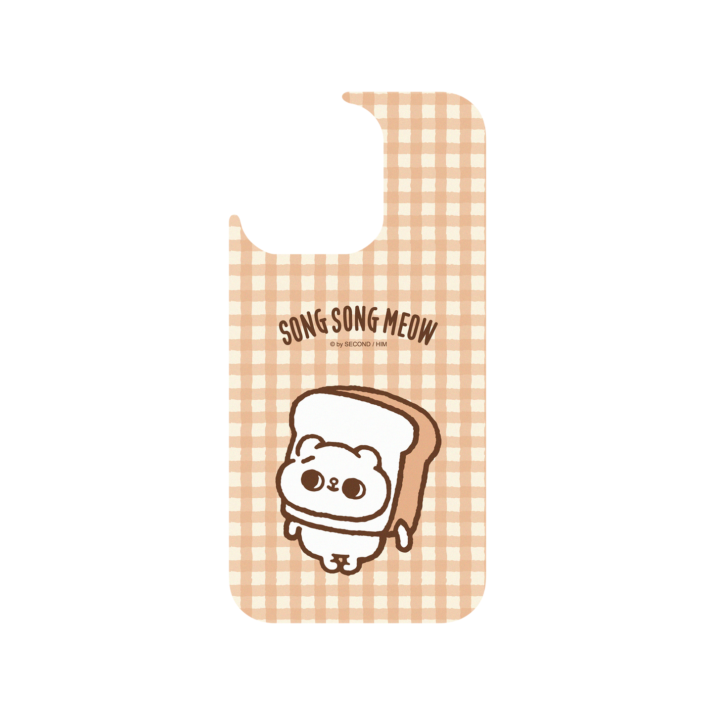 RHINOSHIELD X Song Song Meow by SECOND Clear iPhone 14 Pro Case - Toasty Meow
