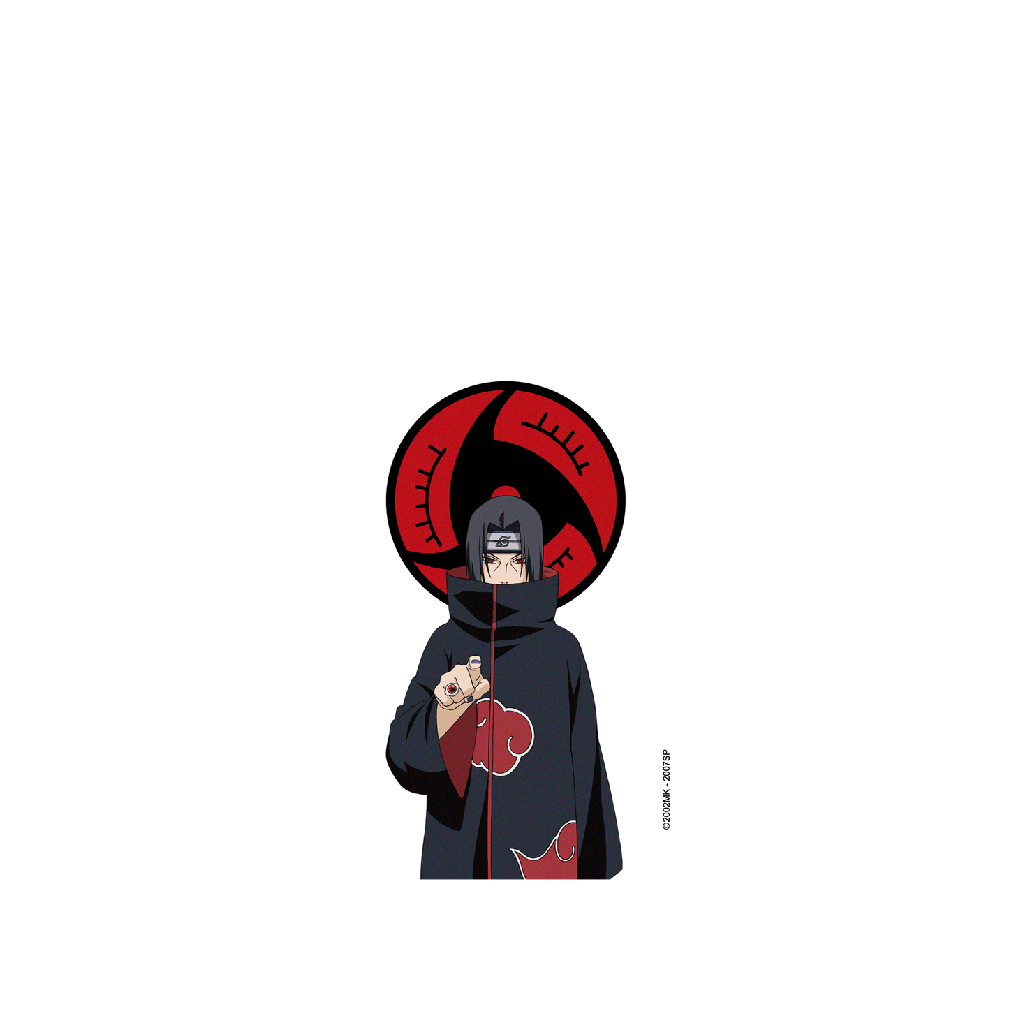 RHINOSHIELD X Naruto Shippuden JellyTint iPhone 14 Pro Case - Itachi Sharingan