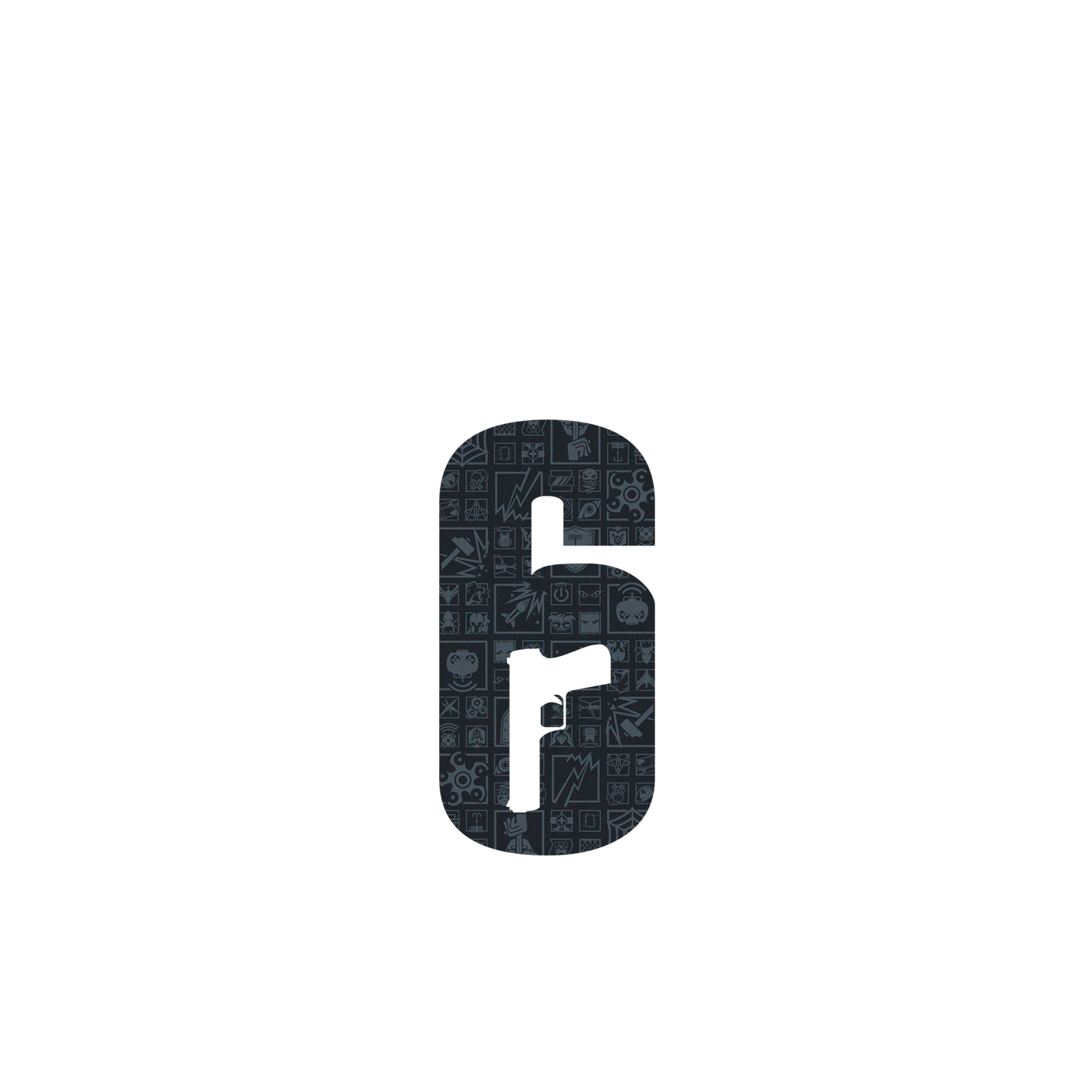 RHINOSHIELD X 6: Siege JellyTint (MagSafe compatible) iPhone 14 Pro - 6 Dark Blue Logo