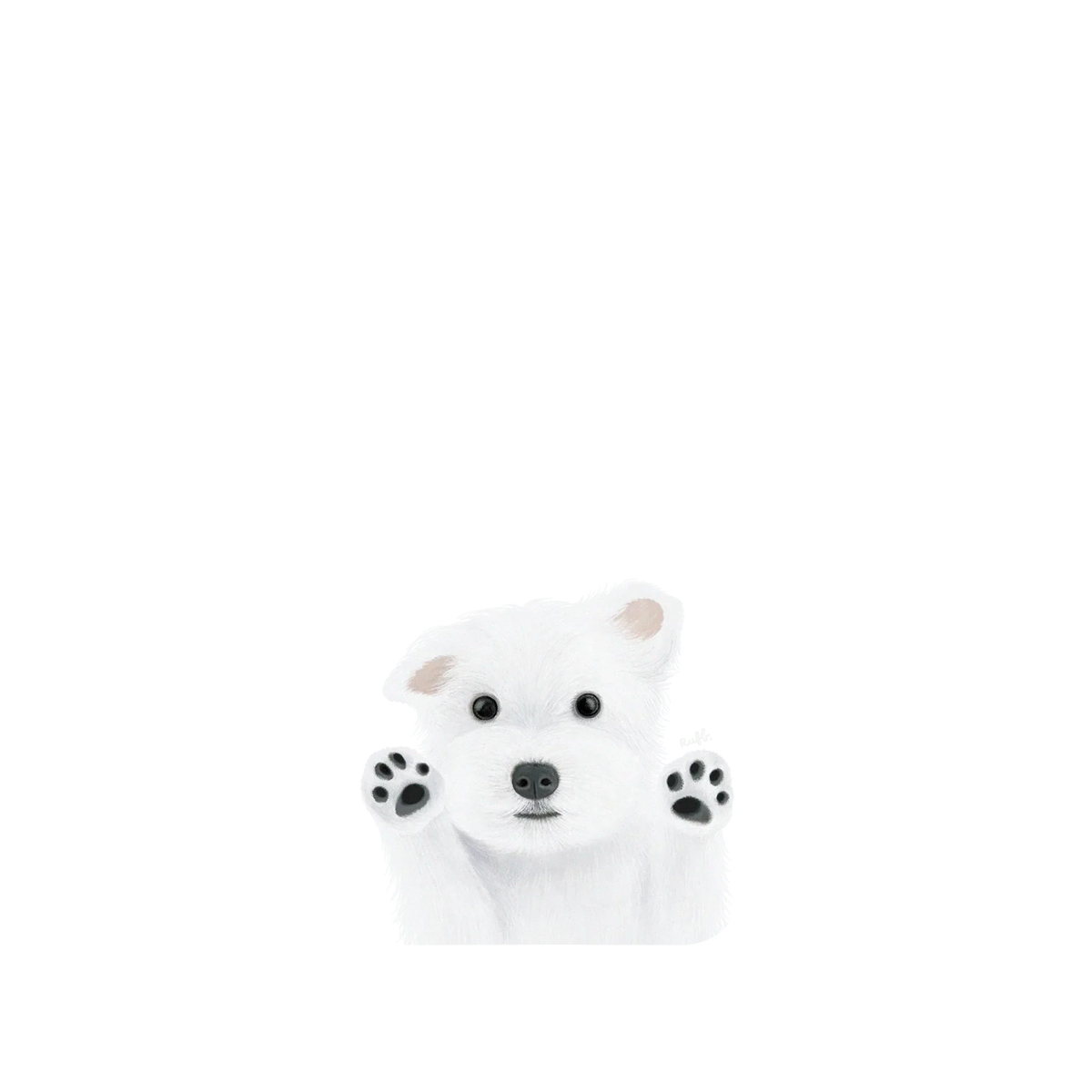 RHINOSHIELD SolidSuit iPhone 8 Case: Original Designs - Puppy Love