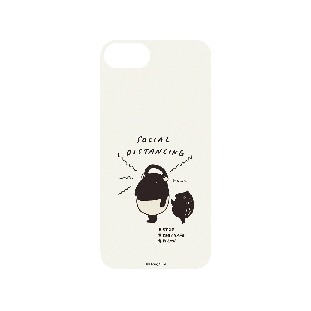 RHINOSHIELD X LAIMO SolidSuit iPhone 7 Case - SOCIAL DISTANCING