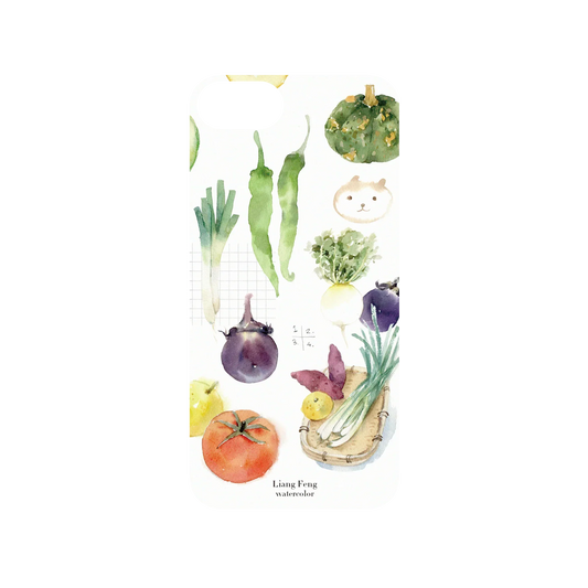 RHINOSHIELD X Liang Feng SolidSuit iPhone SE (3rd generation) Case - Wild Vegetables