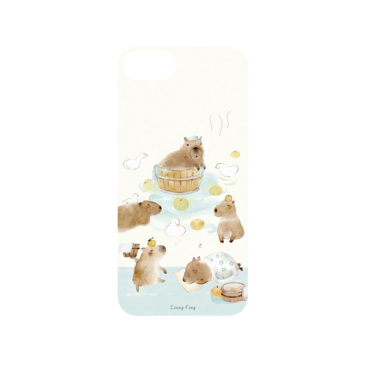RHINOSHIELD X Liang Feng SolidSuit iPhone 7 Case - capybaras
