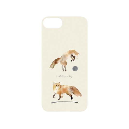RHINOSHIELD X Liang Feng SolidSuit iPhone SE (2nd generation) Case - foxes
