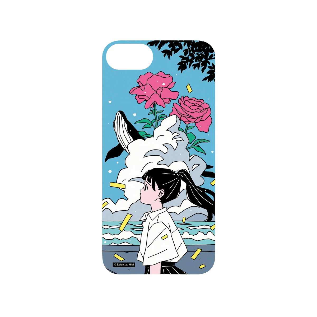 iPhone 8 犀牛盾SolidSuit聯名設計款防摔背蓋手機殼 Zzifan_z - 鯨魚