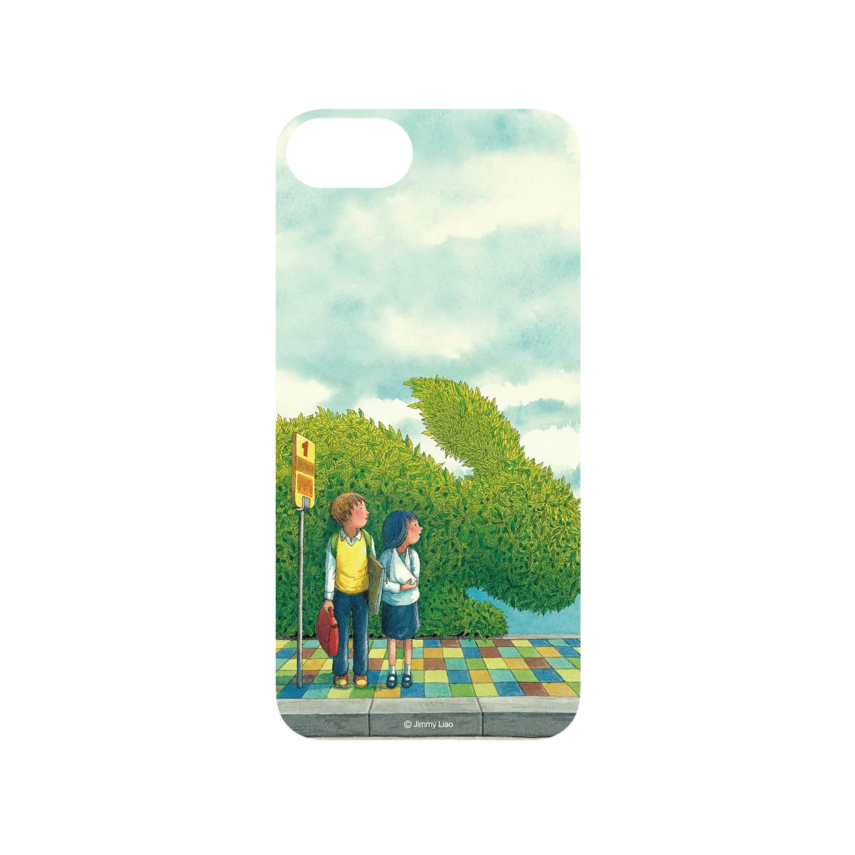 RHINOSHIELD X Jimmy SolidSuit iPhone SE (3rd generation) Case - Year of the Rabbit Series - Waiting for the Bus
