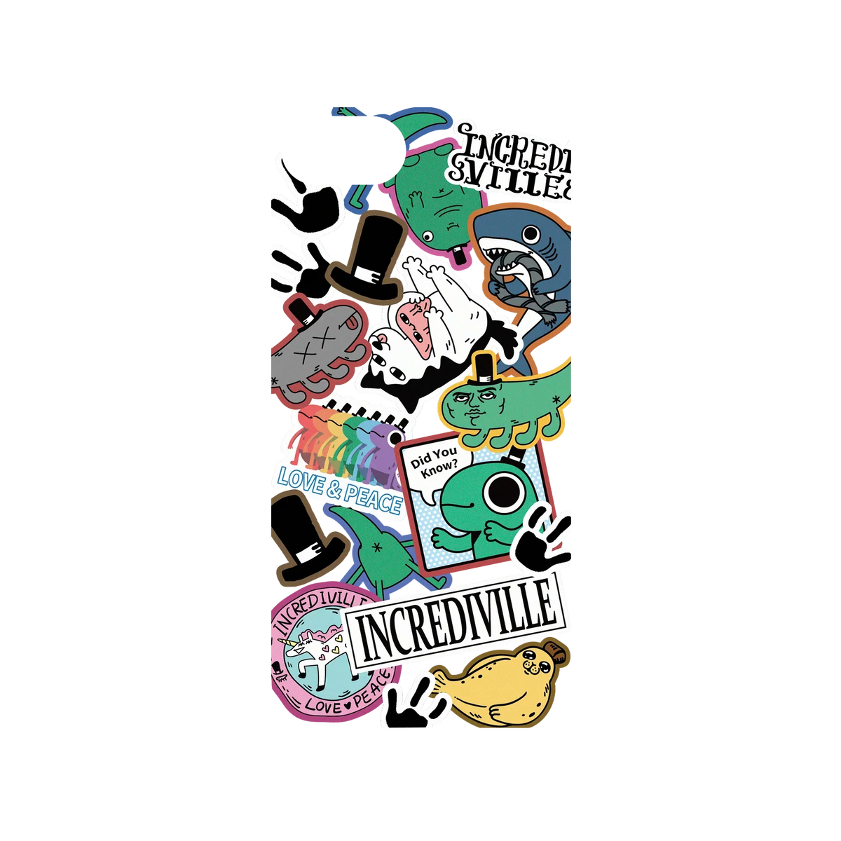 RHINOSHIELD X Incrediville SolidSuit iPhone 7 Case - Odd Sticker Album