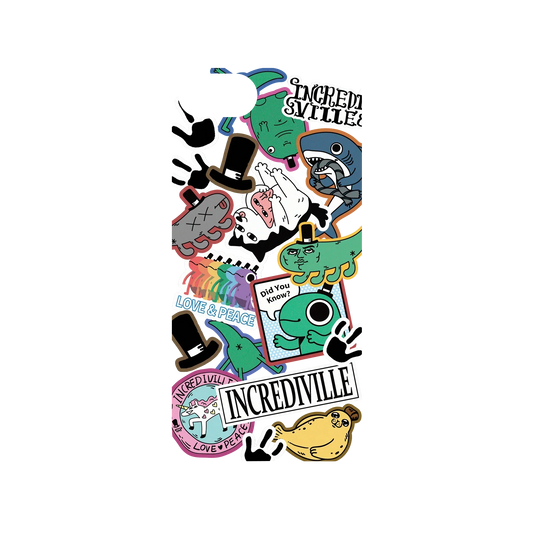 RHINOSHIELD X Incrediville SolidSuit iPhone 7 Case - Odd Sticker Album