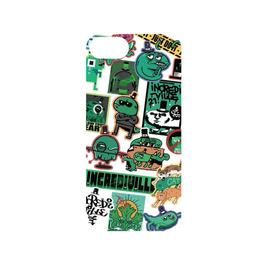 RHINOSHIELD X Incrediville SolidSuit iPhone 7 Case - Odd Sticker Album Volume 2