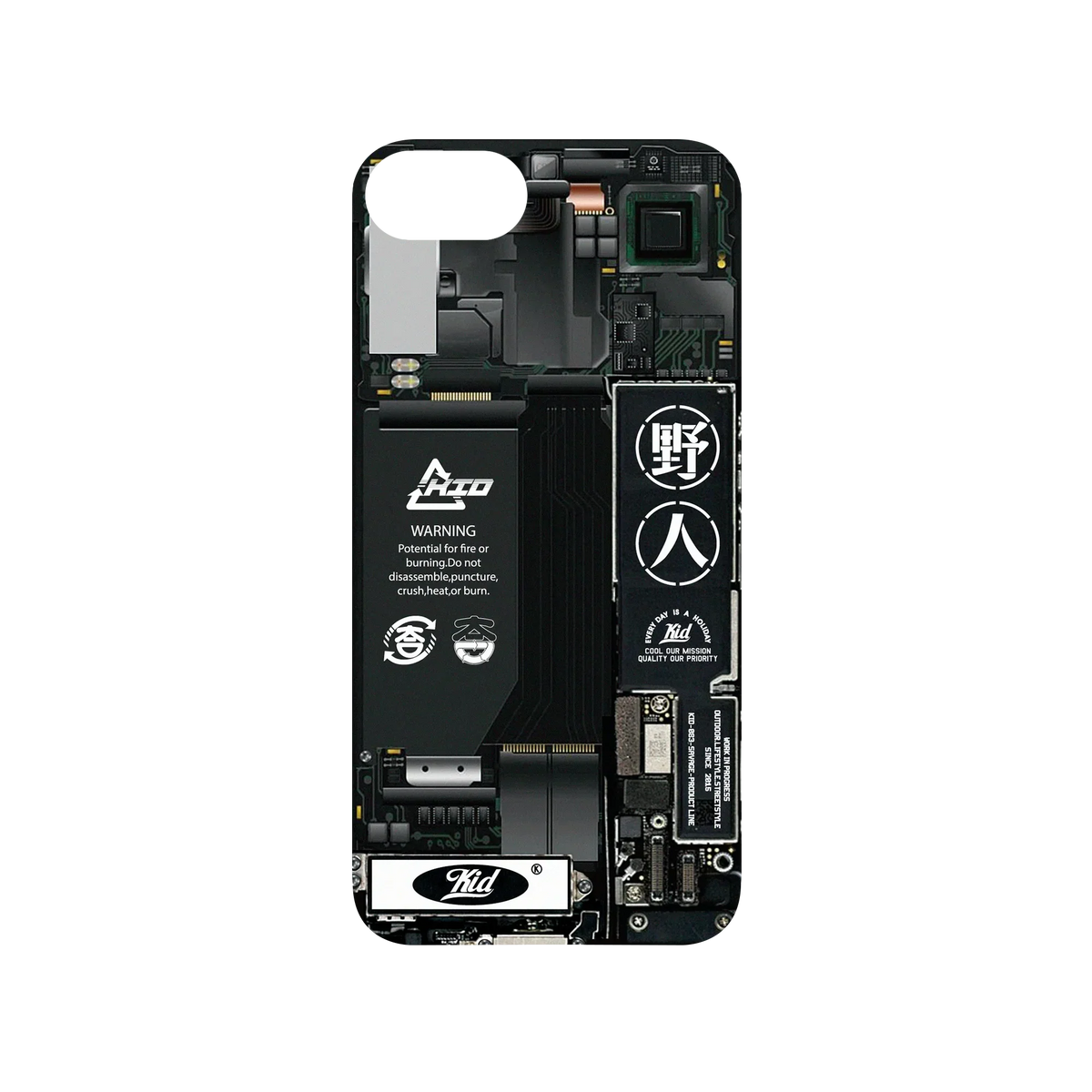 iPhone 7 犀牛盾SolidSuit聯名設計款防摔背蓋手機殼 KID - 透視KID野人