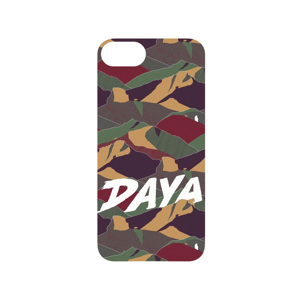 RHINOSHIELD X WasangShow SolidSuit iPhone SE (2nd generation) Case - DAYA Mountains