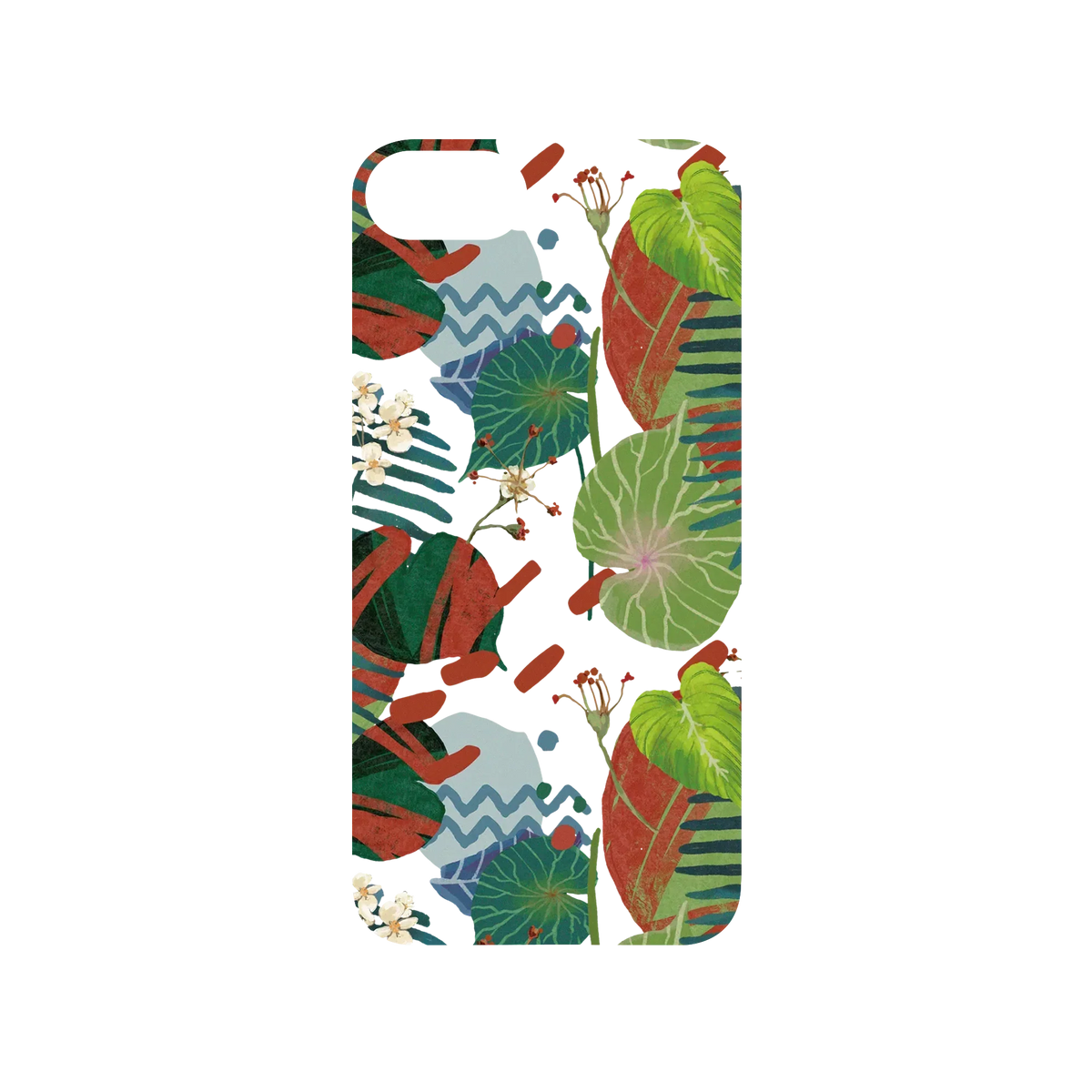 RHINOSHIELD X WasangShow SolidSuit iPhone 7 Case - Tropical Leaves