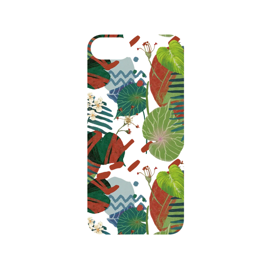 RHINOSHIELD X WasangShow SolidSuit iPhone SE (2nd generation) Case - Tropical Leaves