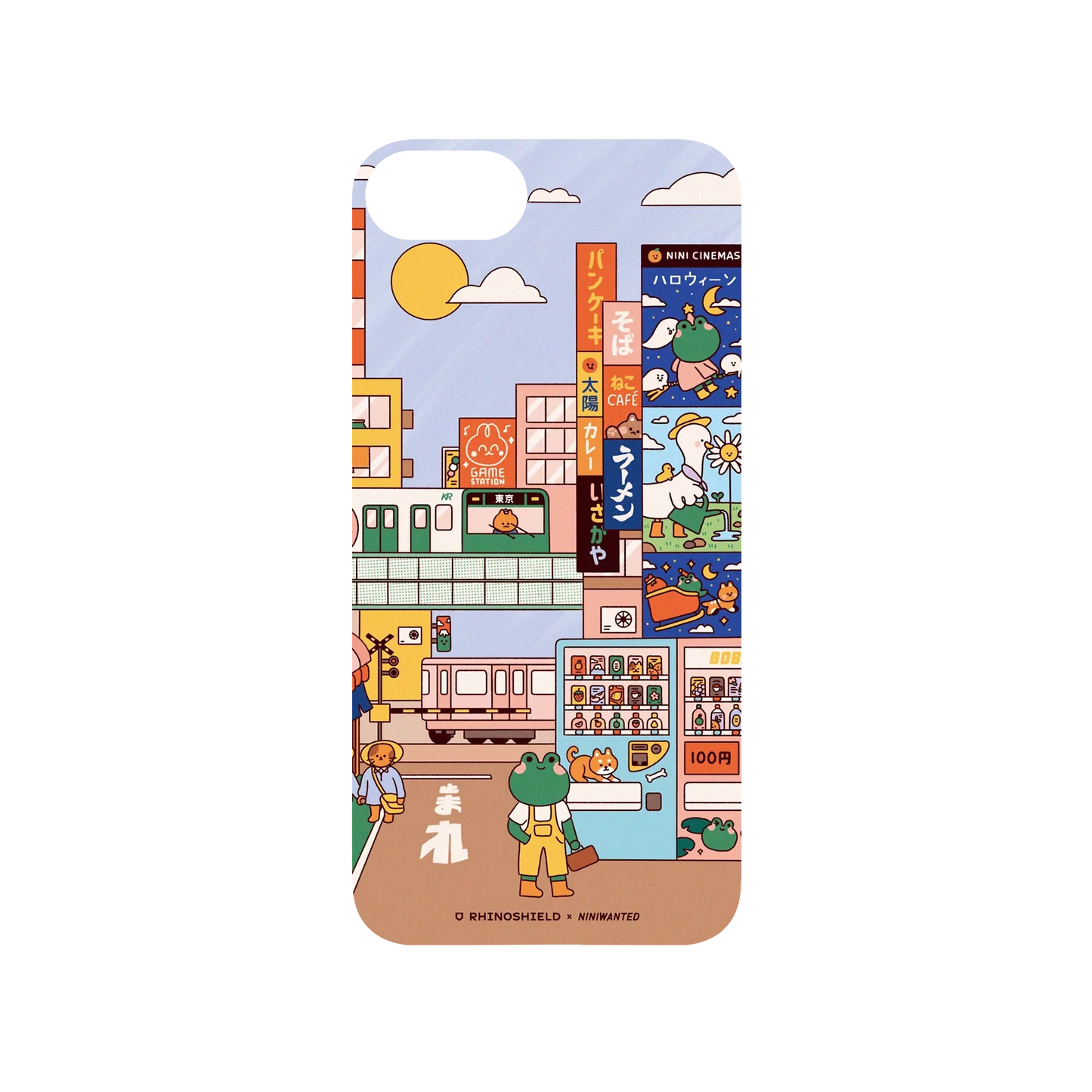 RHINOSHIELD X NINIWANTED SolidSuit iPhone SE (2nd generation) Case - Day in Tokyo