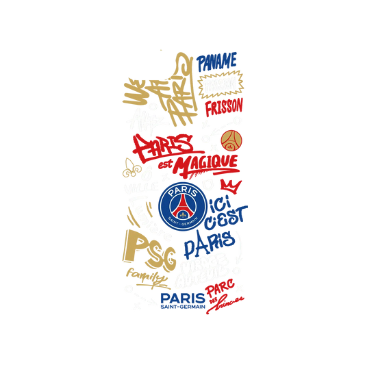 RHINOSHIELD X PSG SolidSuit iPhone 8 Case - Paris Saint-Germain - Graffiti