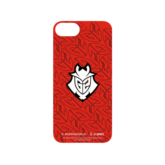 RHINOSHIELD X G2 Esports SolidSuit iPhone 8 Case - G2 - Red Pattern