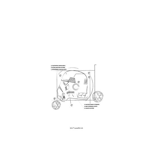 iPhone 7 犀牛盾SolidSuit聯名設計款防摔背蓋手機殼 StarWars 星際大戰系列 - 風暴兵-線稿風格