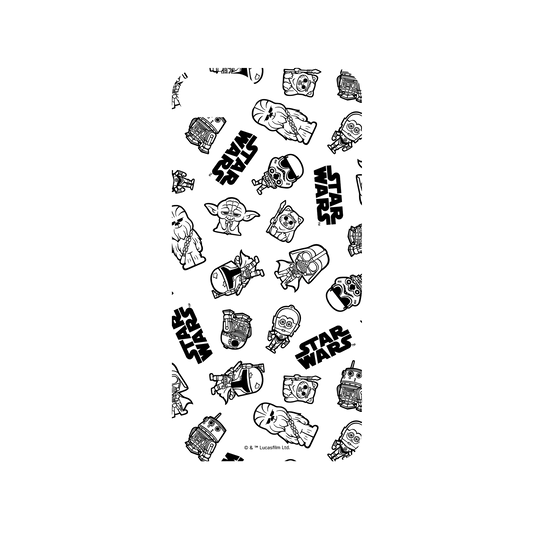 iPhone 8 犀牛盾SolidSuit聯名設計款防摔背蓋手機殼 StarWars 星際大戰系列 - Pattern 星際大戰-Galaxy